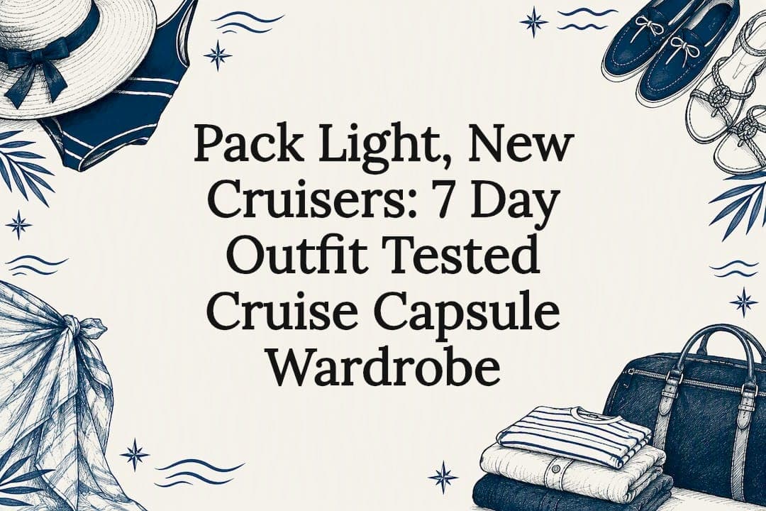 Pack Light, New Cruisers: 7 Day Outfit Tested Cruise Capsule Wardrobe